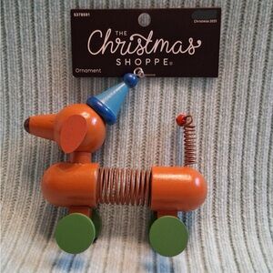Dachshund Slinky Ornament